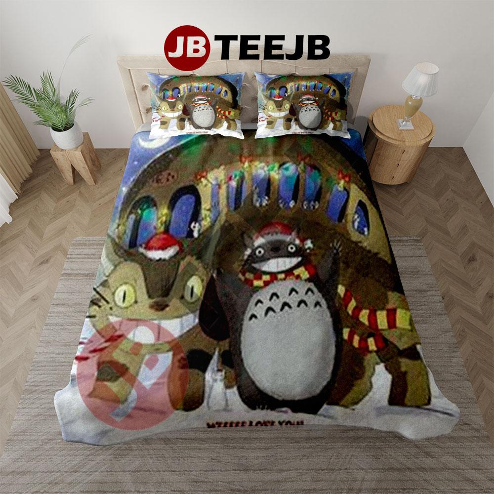 Totoro Ghibli Studio Christmas 04 Bedding Set