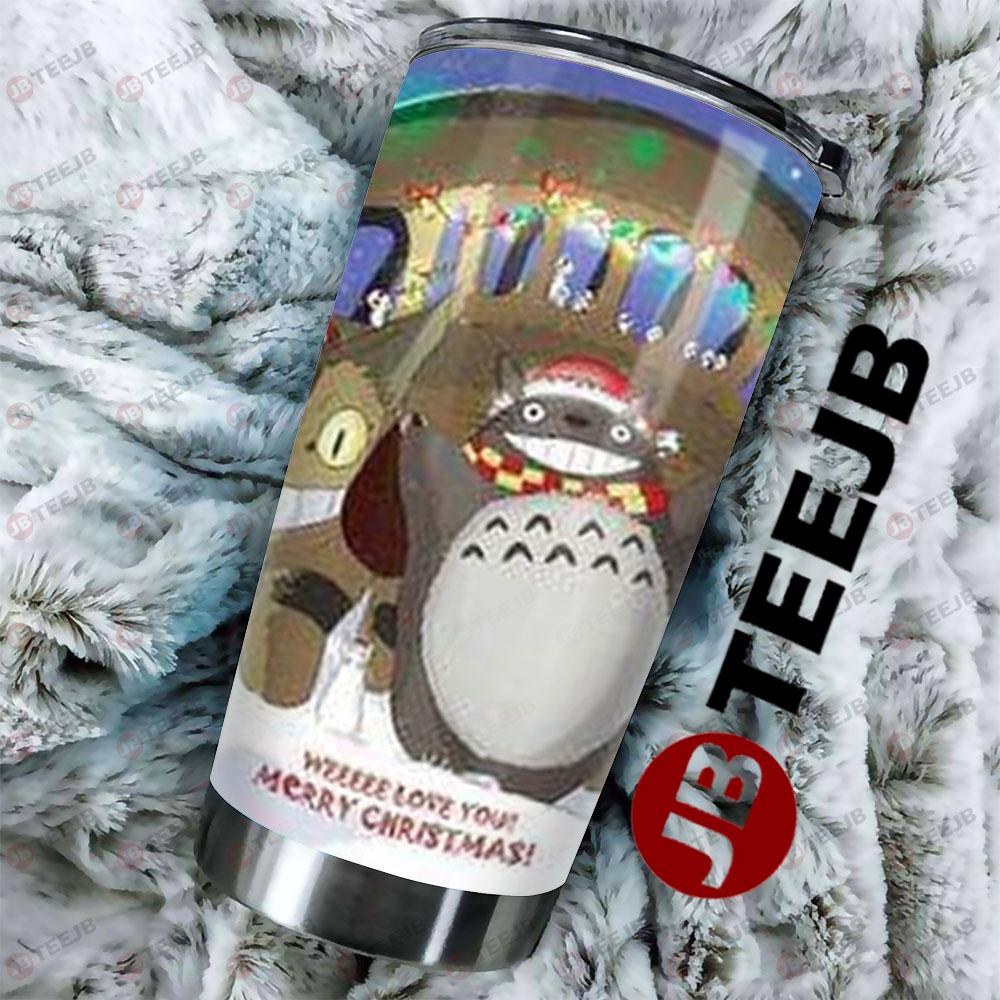 Totoro Ghibli Studio Christmas 04 Tumbler