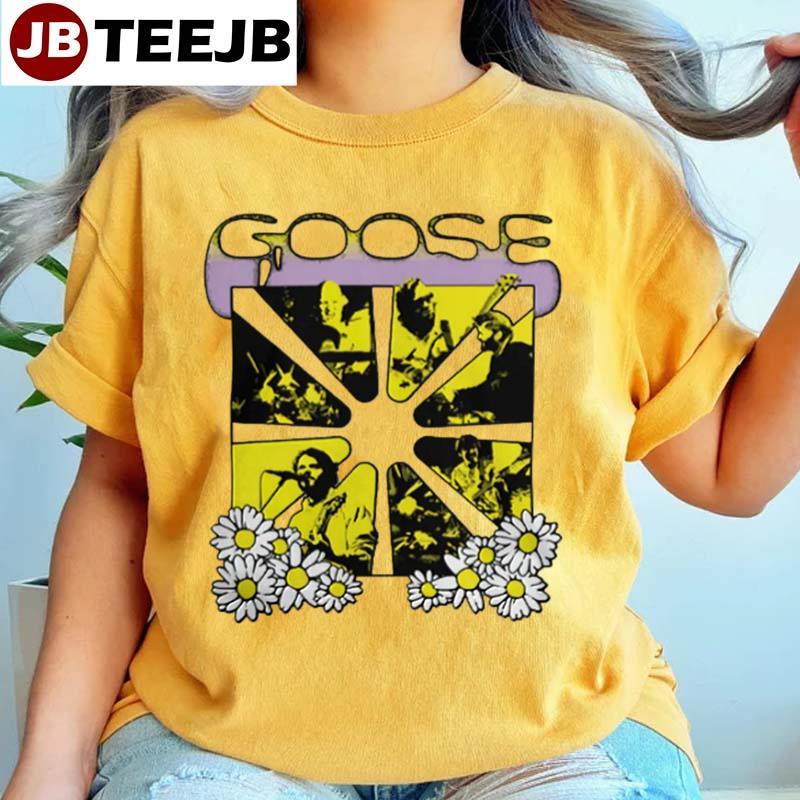 Vintage Art Flower Goose TeeJB Unisex T-Shirt