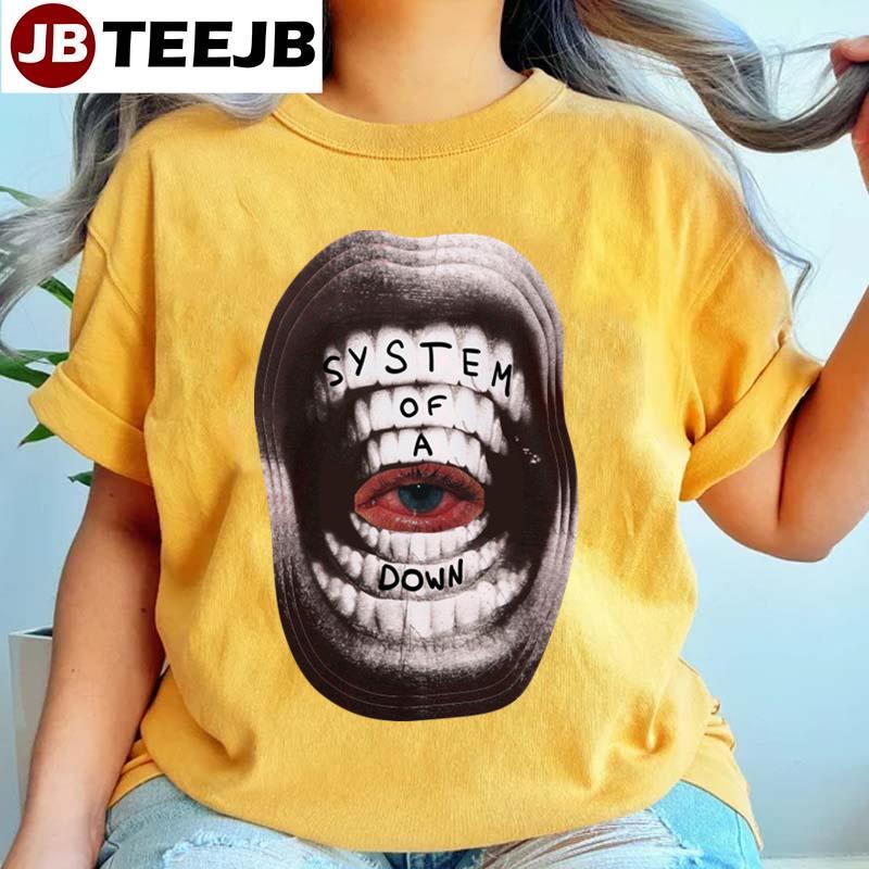 Vintage Art Mouth Eye System Of A Down TeeJB Unisex T-Shirt