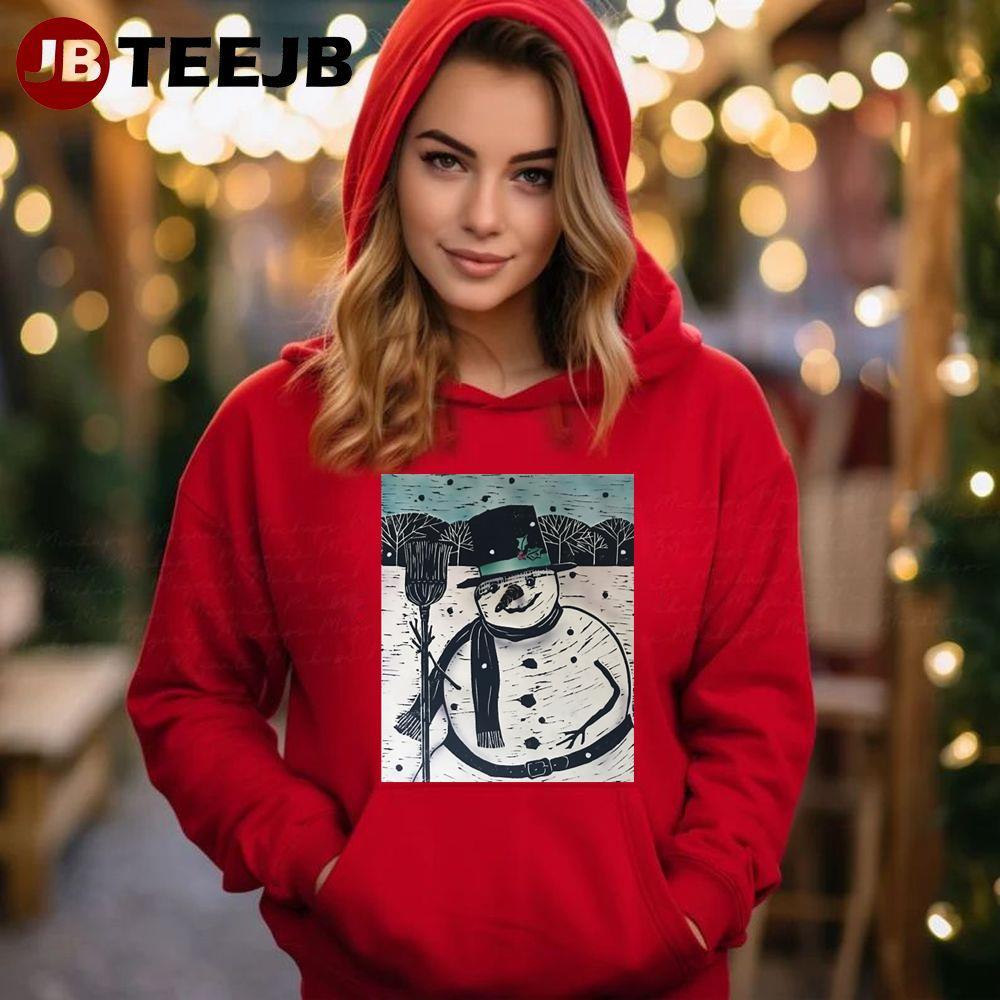 Vintage Frosty The Snowman Christmas TeeJB Unisex Hoodie