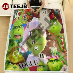 Vogue Grinch Blanket