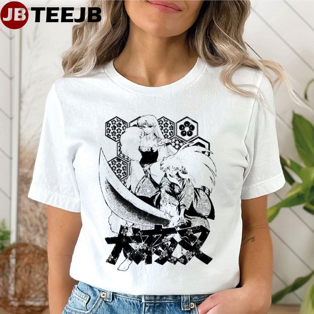 White Inuyasha Anime TeeJB Unisex T-Shirt