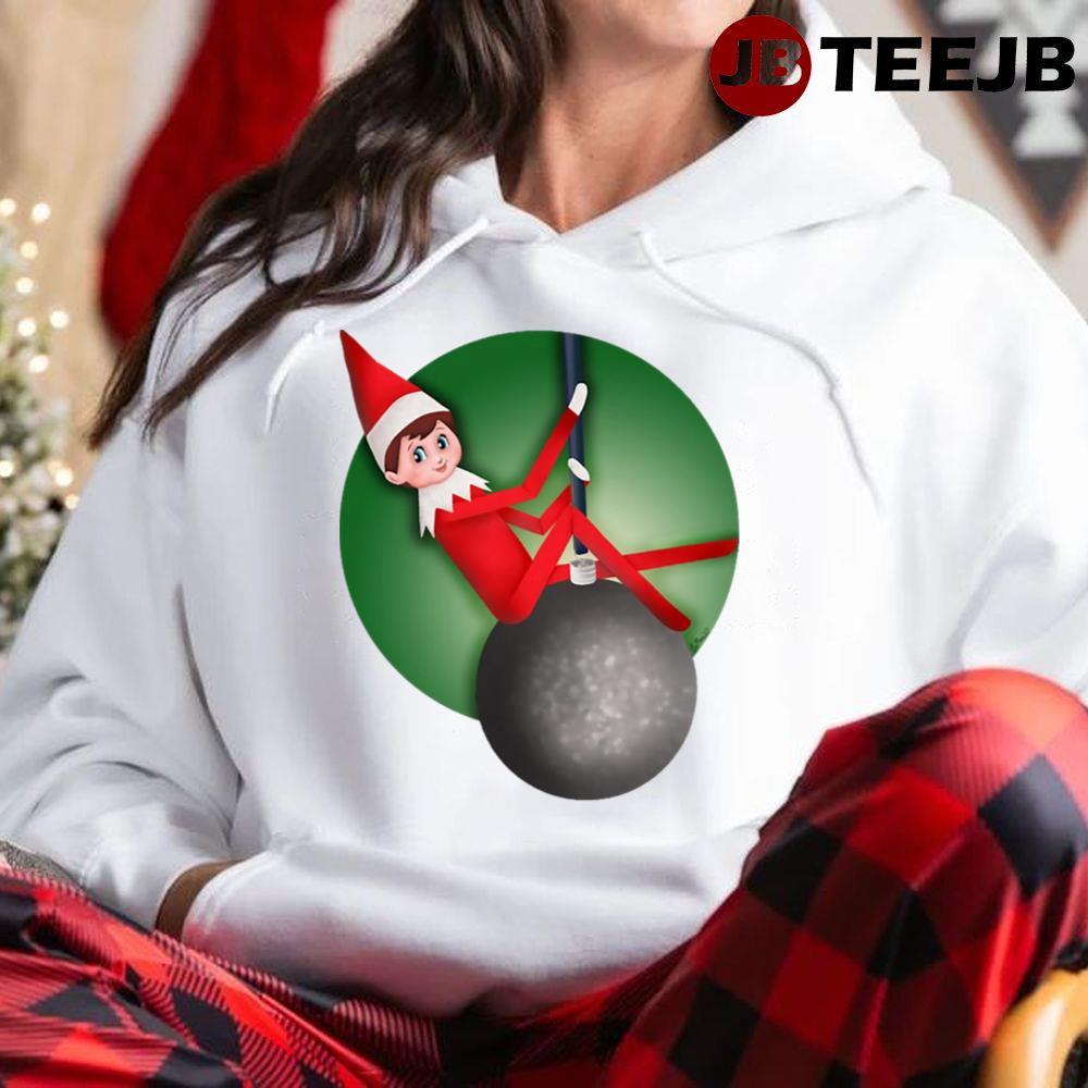 Wrecking Elf Christmas TeeJB Unisex Hoodie