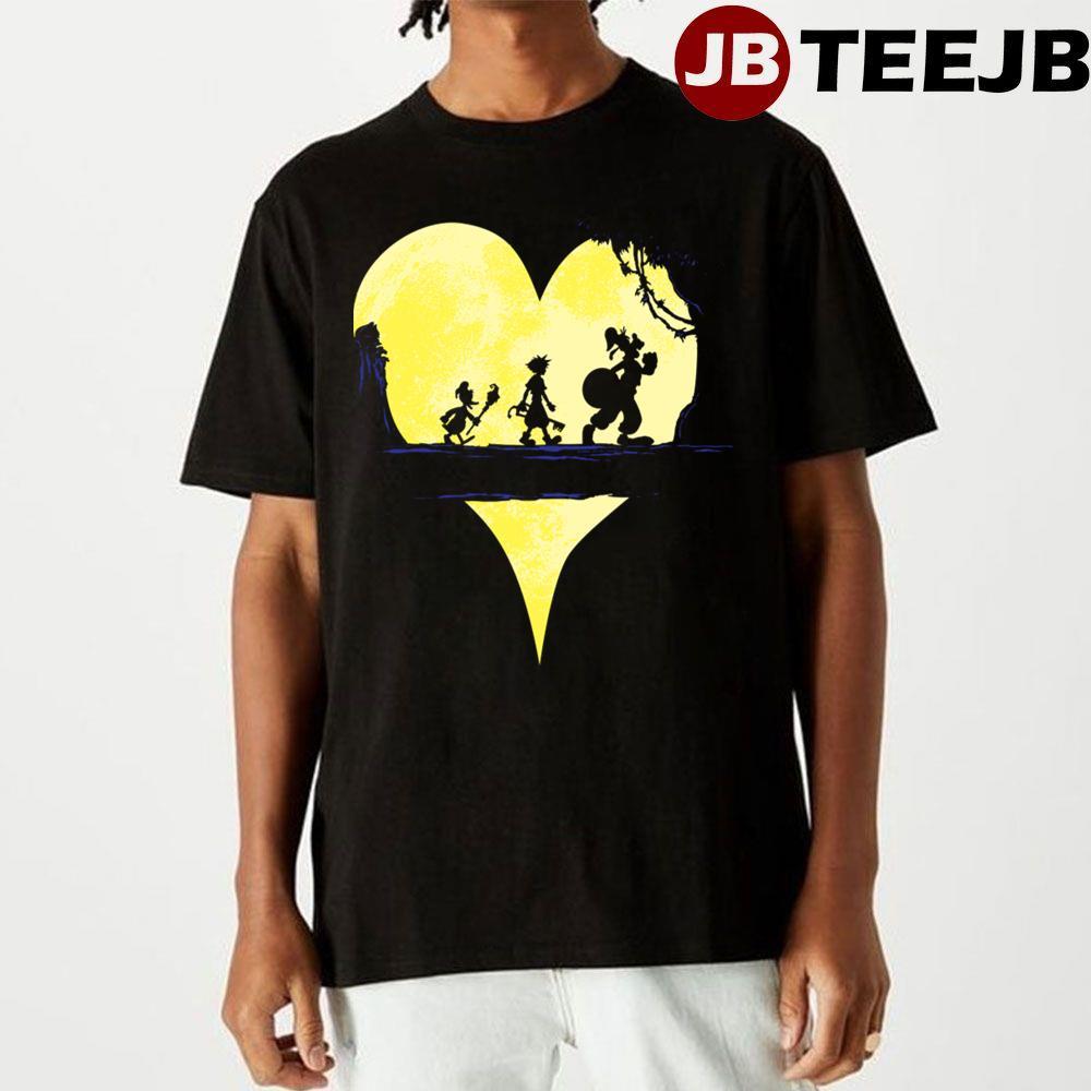 Yellow Art Heart Moonwalk Kingdom Hearts TeeJB Unisex T-Shirt