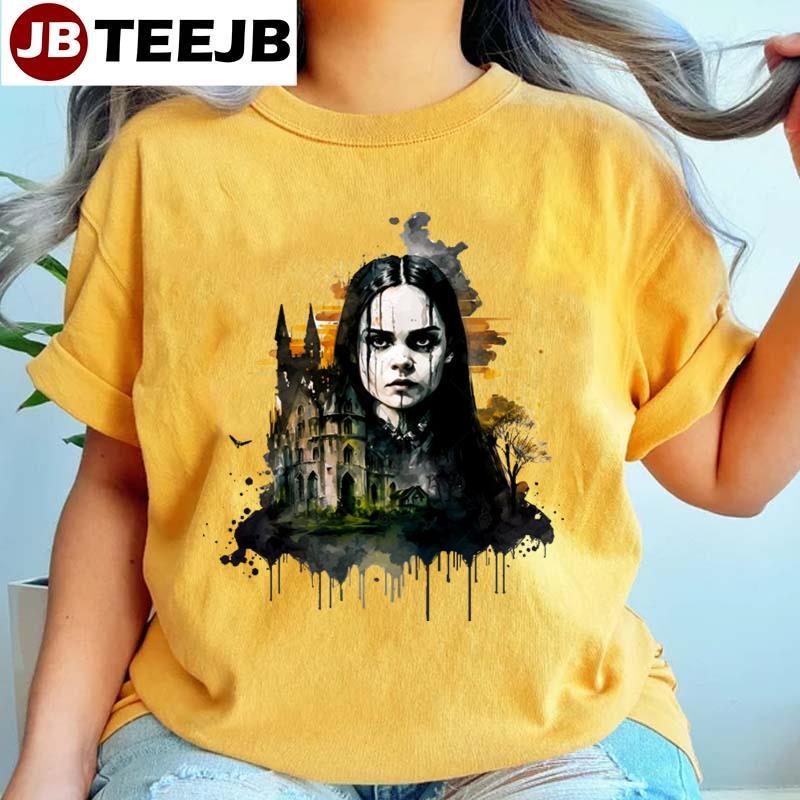 Addams Family Wednesday Inspired Halloween TeeJB Unisex T-Shirt