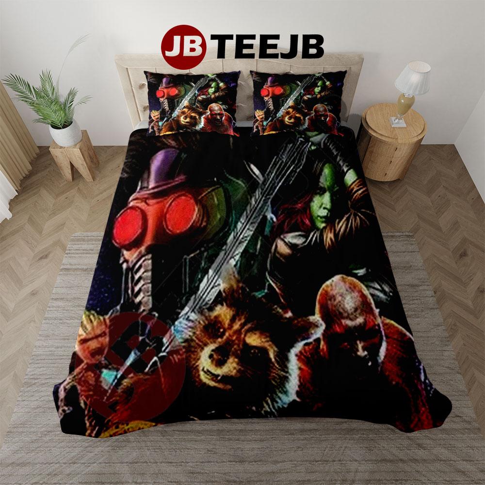 All Team The Guardians Of The Galaxy Holiday Special Bedding Set
