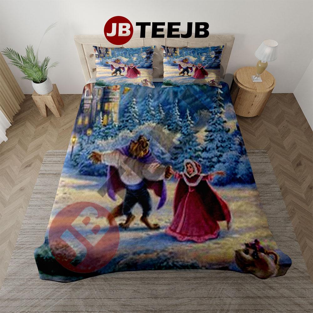 Art Beauty And The Beast The Enchanted Christmas 1 Bedding Set