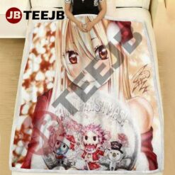 Art Fairy Tail Anime Christmas 06 Blanket