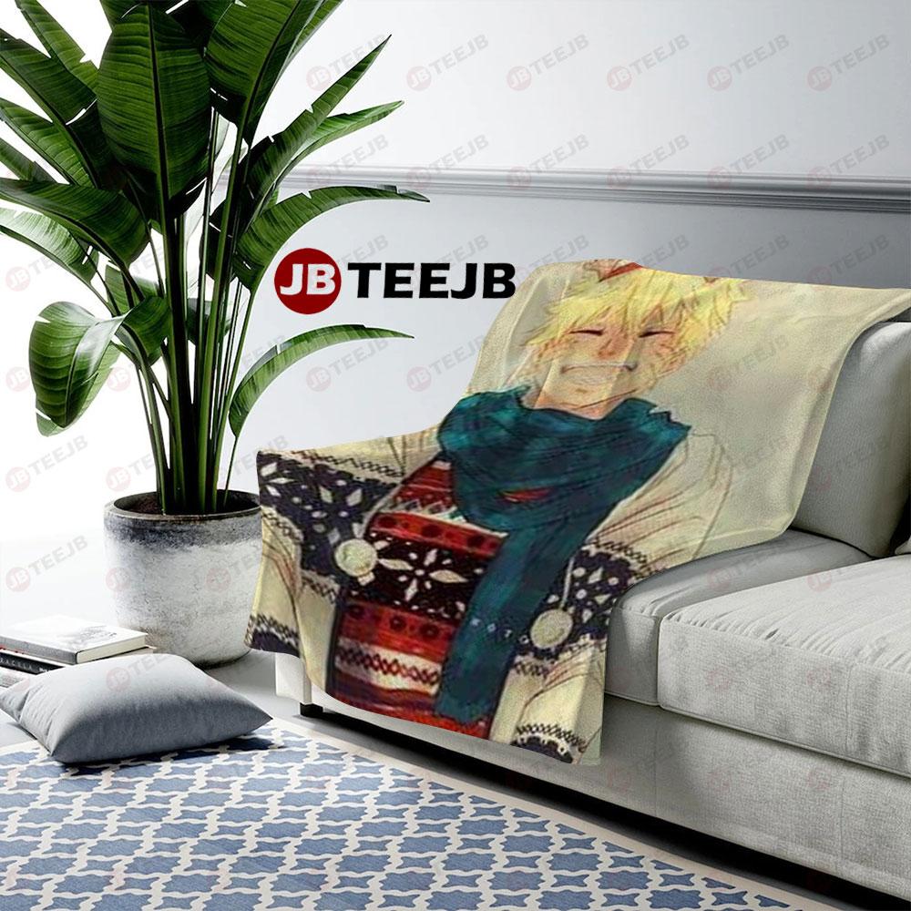 Art Naruto Manga Christmas 11 US Cozy Blanket