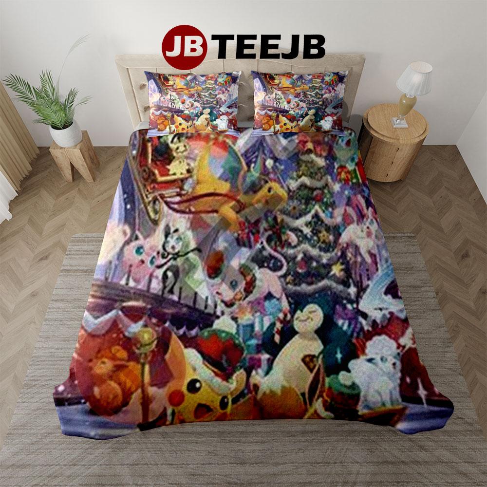 Art Pokémon Christmas 15 Bedding Set