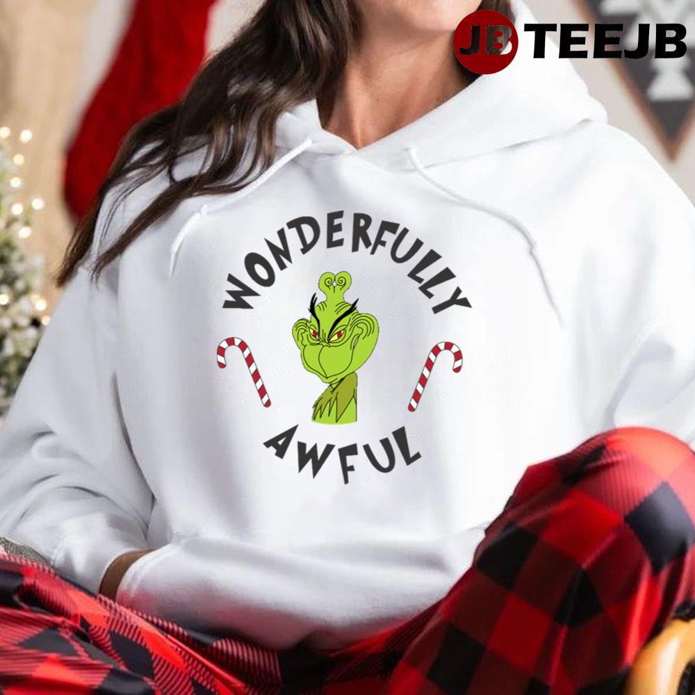 Awfully Wonderful How The Grinch Stole Christmas TeeJB Unisex Hoodie