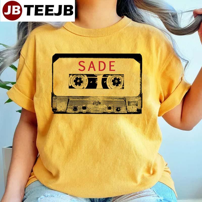 Black Cassette Tape Sade TeeJB Unisex T-Shirt