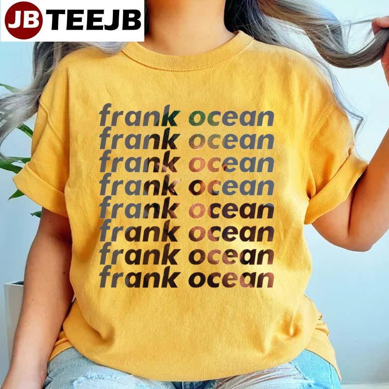 Black Text Frank Ocean Logo Music TeeJB Unisex T-Shirt