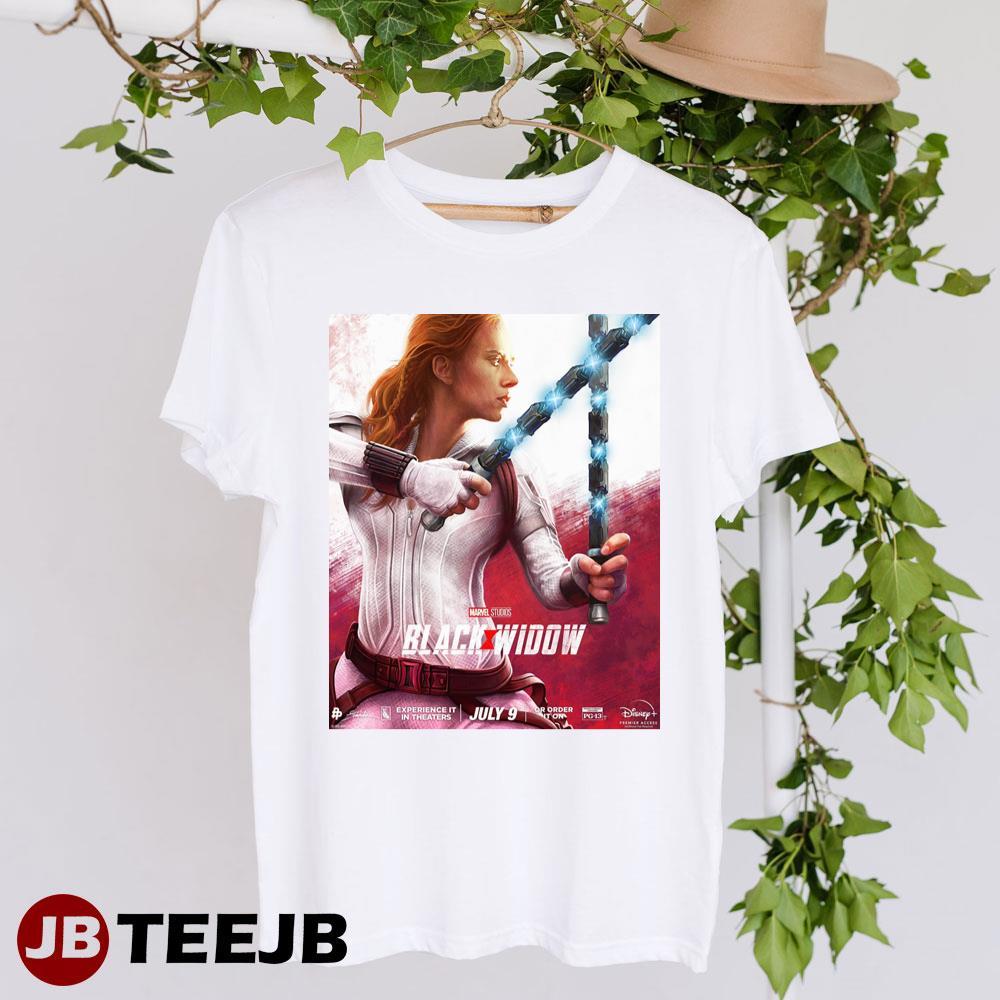 Black Widow Scarlett Johansson Marvel MovieArt TeeJB Unisex T-Shirt