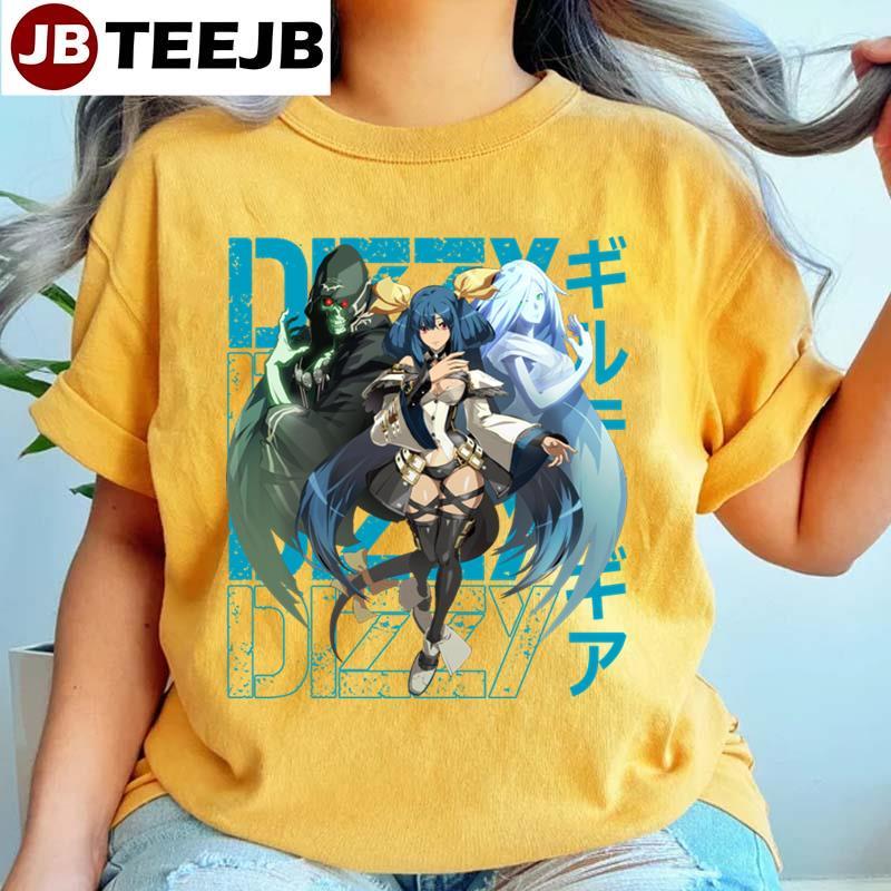 Blue Dizzy Guilty Gear Anime Manga TeeJB Unisex T-Shirt