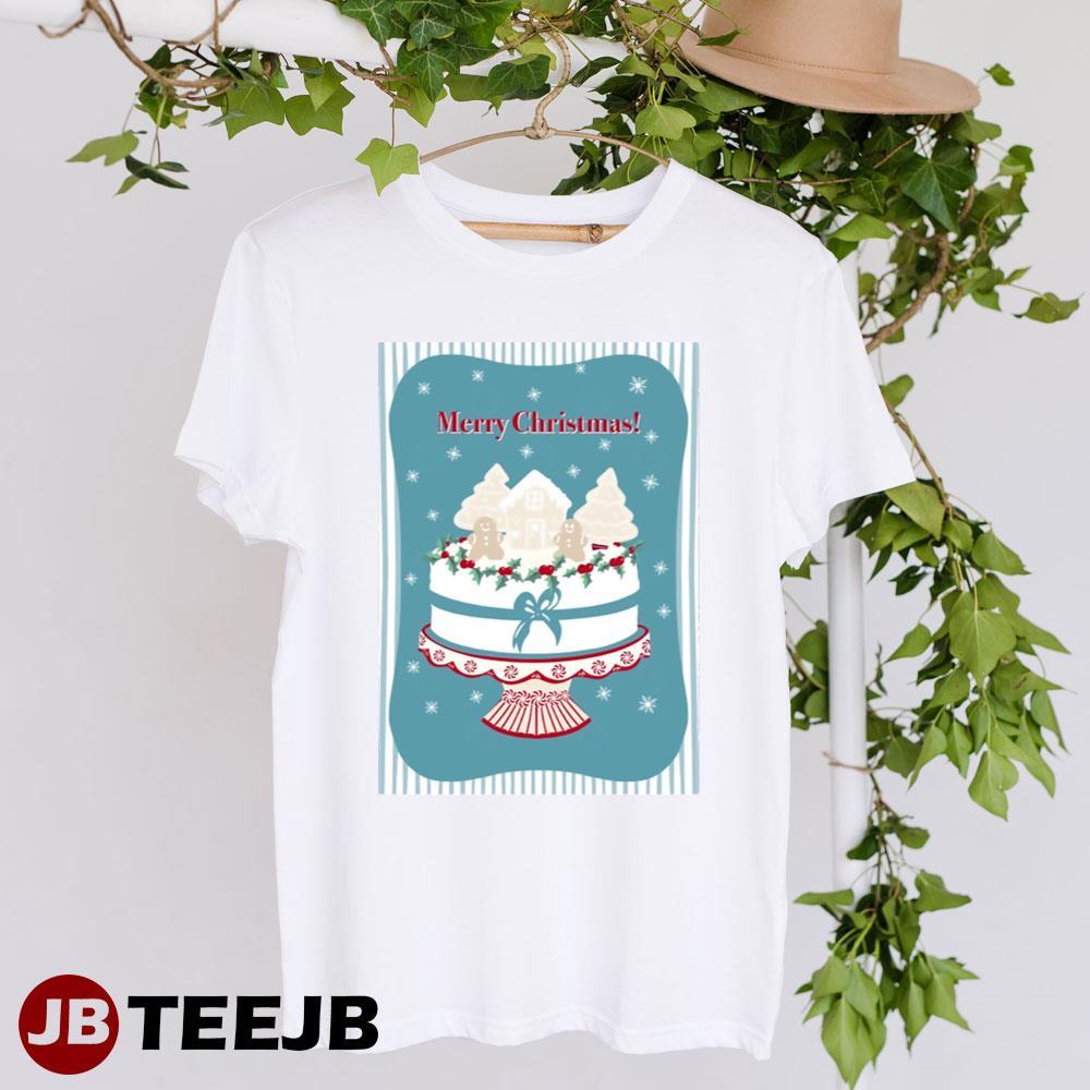 Cake With A Gingerbread Christmas TeeJB Unisex T-Shirt