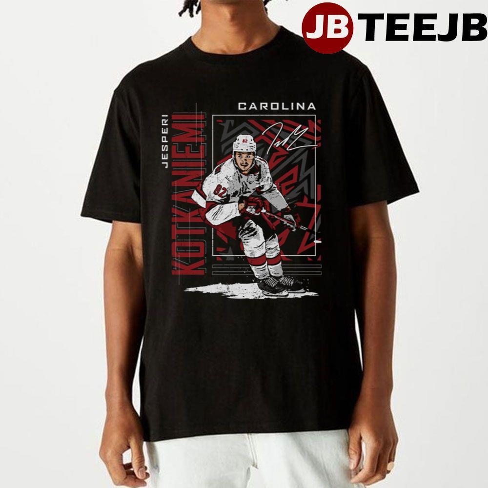 Carolina Sports Card Jesperi Kotkaniemi Hockey TeeJB Unisex T-Shirt