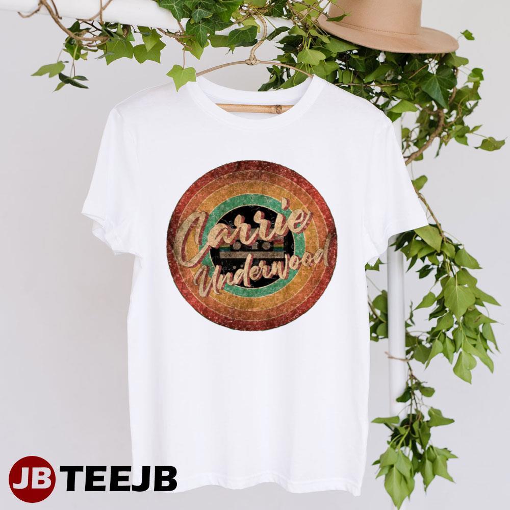 Carrie Underwood Vintage Circle Art Halloween TeeJB Unisex T-Shirt