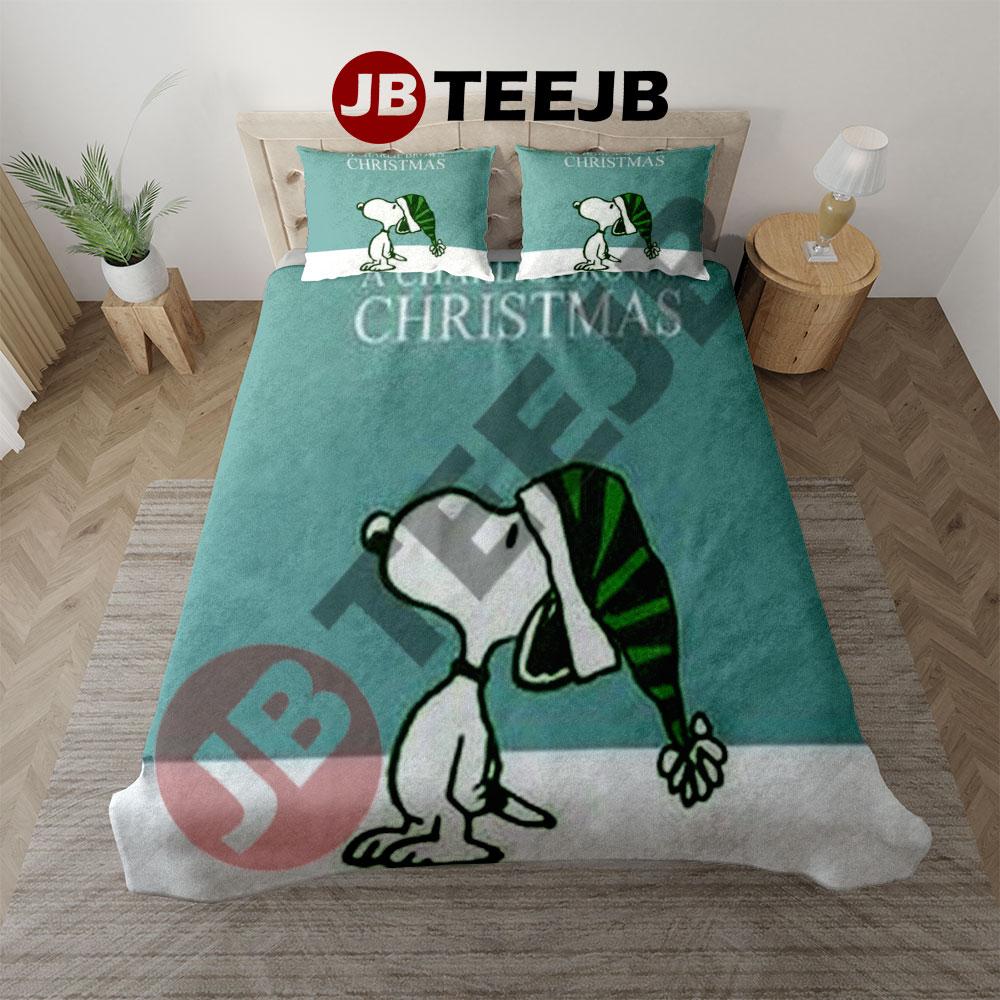 Cute A Charlie Brown Christmas 4 Bedding Set