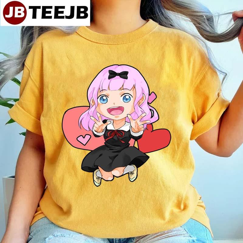 Cute Chika Fujiwara Kaguya Sama Love Is War Anime Anime Manga TeeJB Unisex T-Shirt