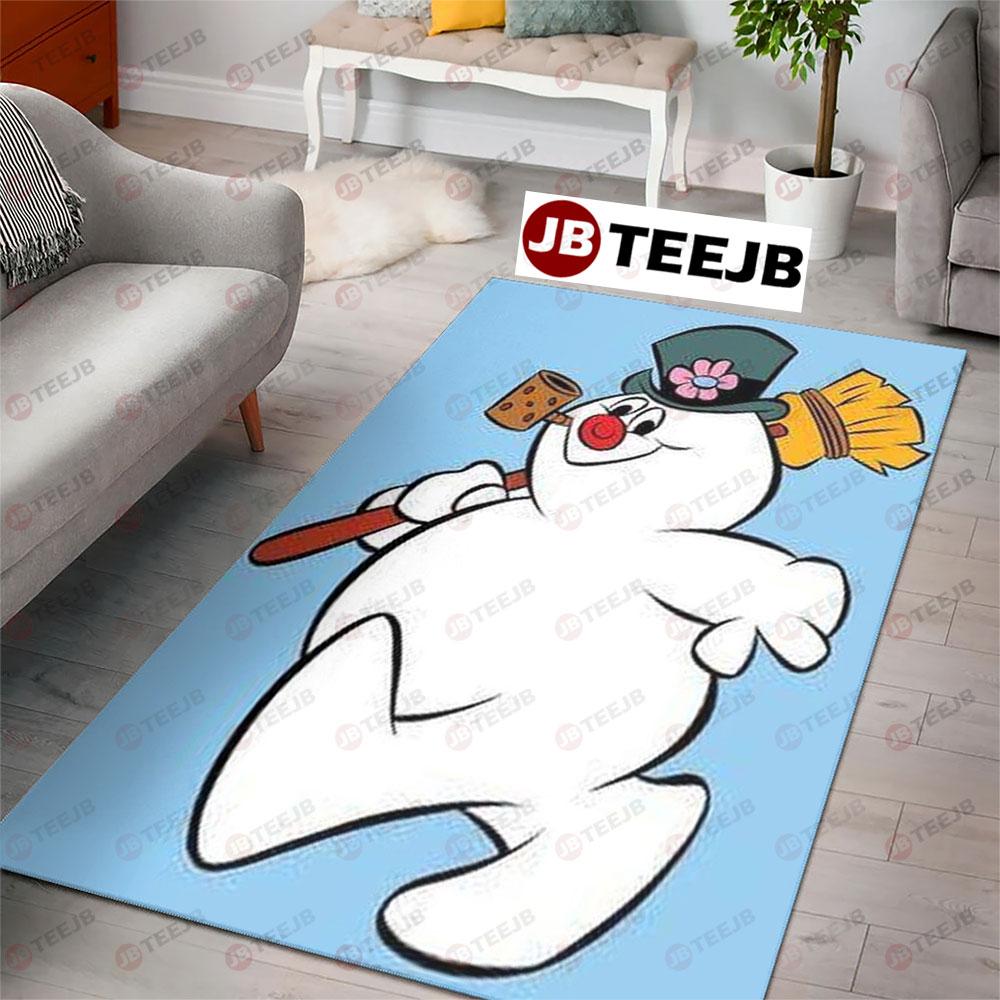 Cute Frosty The Snowman 4 Rug