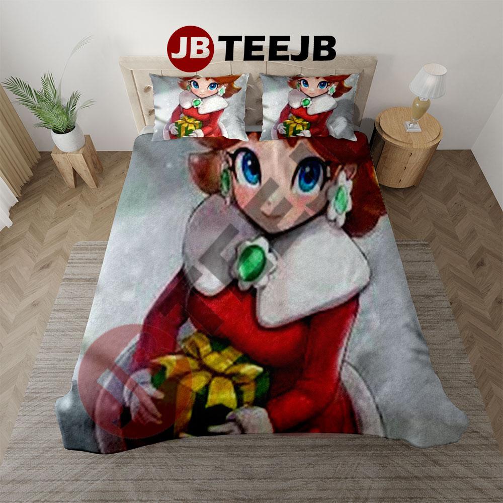 Cute Super Mario Christmas 3 Bedding Set