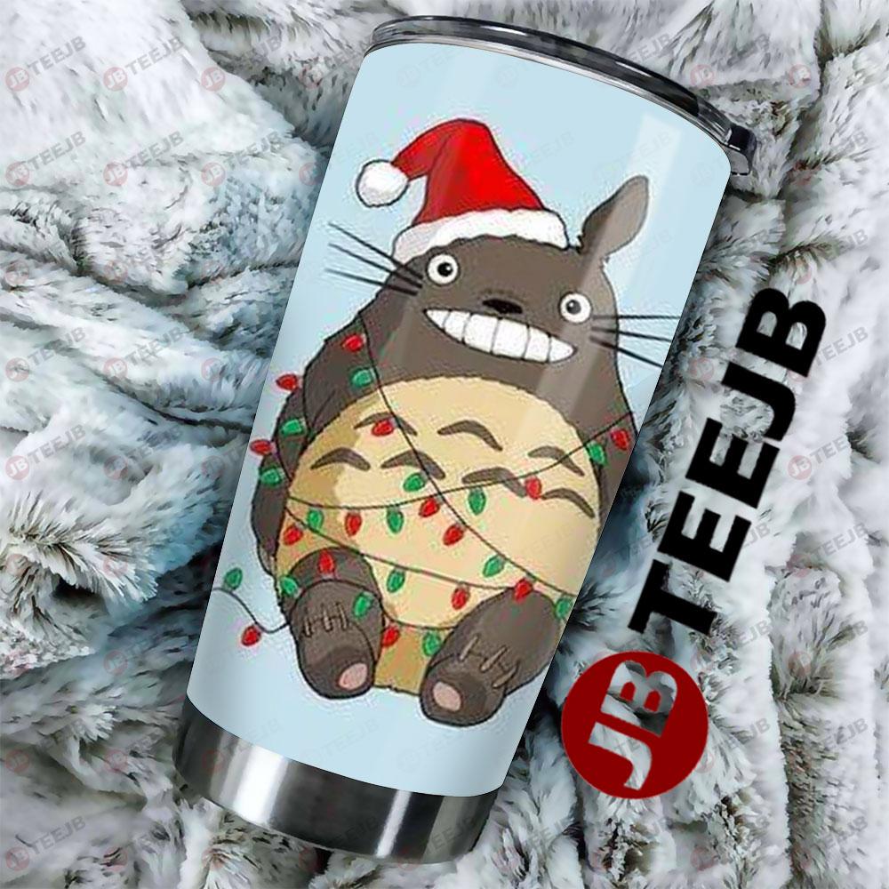 Cute Totoro Ghibli Studio Christmas 3 Tumbler