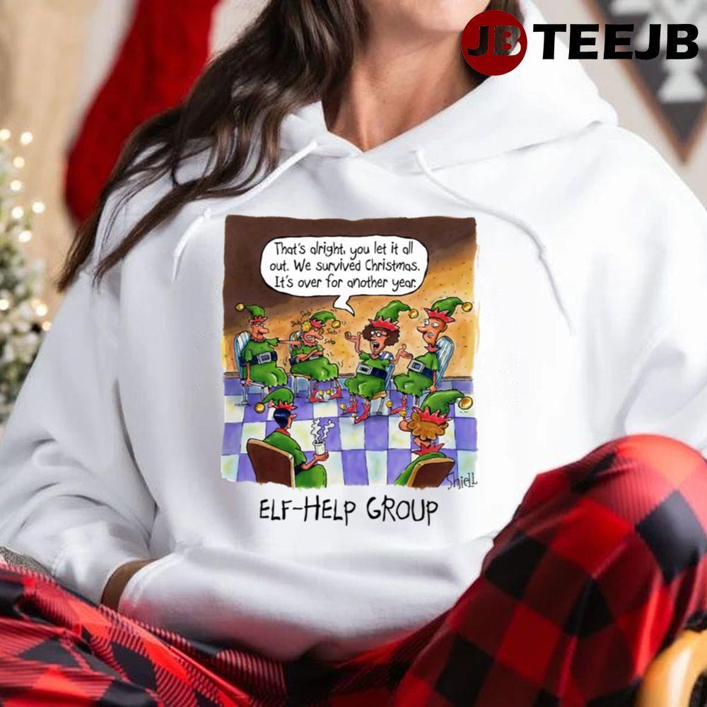 Elf Help Group Christmas TeeJB Unisex Hoodie