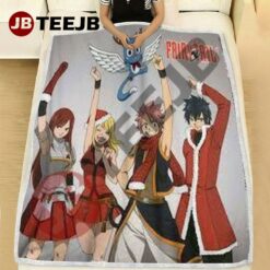 Fairy Tail Anime Christmas 26 Blanket