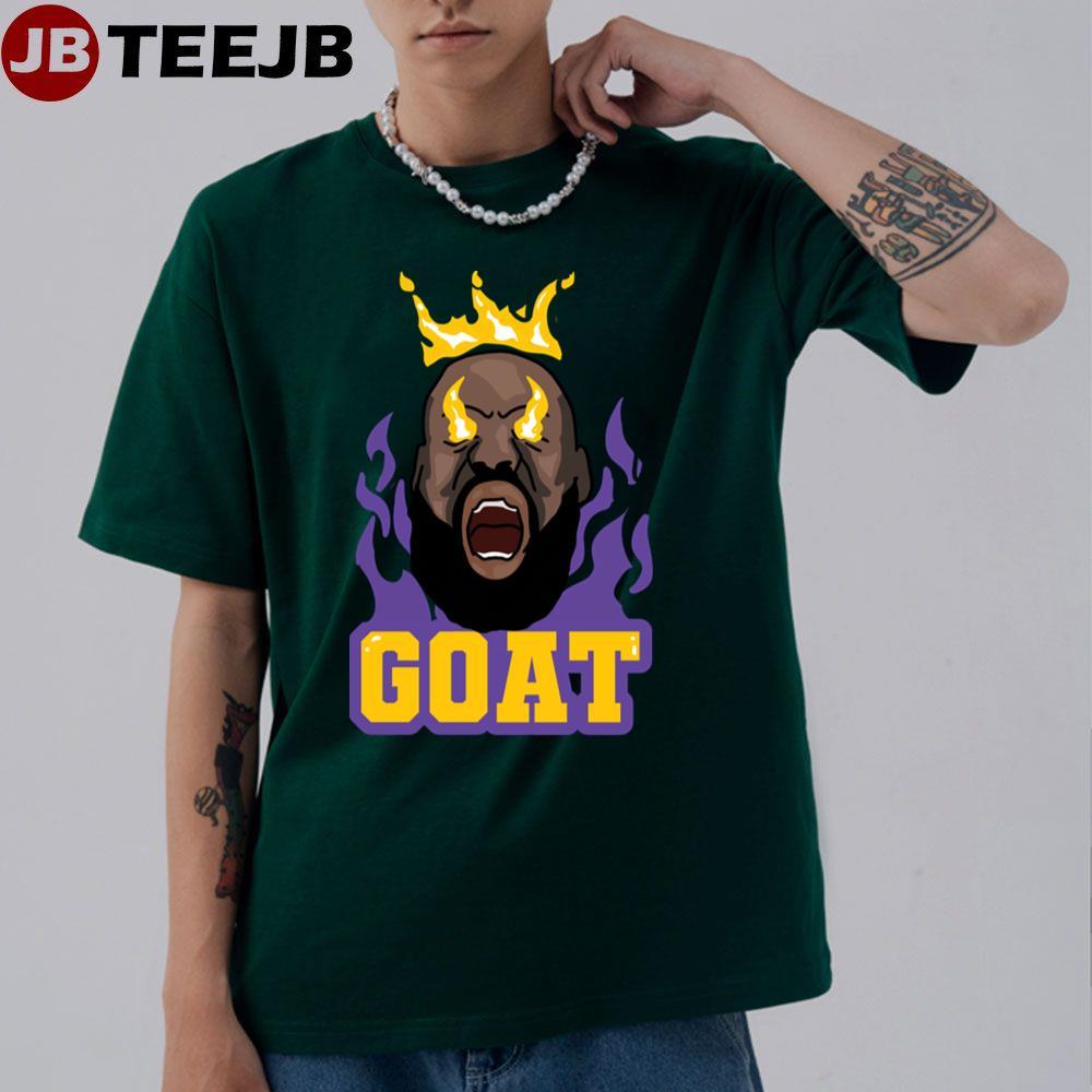 Fire Goat Lebron James Basketball TeeJB Unisex T-Shirt