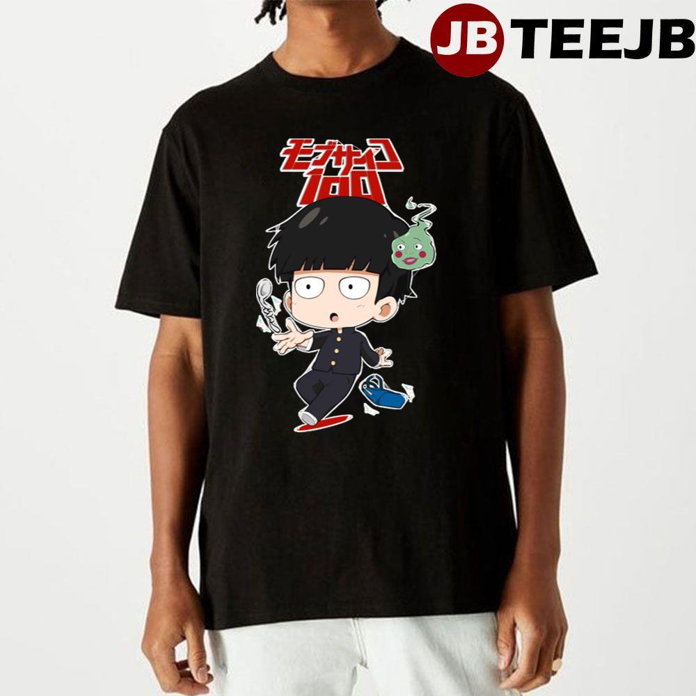 Funny Chibi Mob Psycho 100 Manga TeeJB Unisex T-Shirt