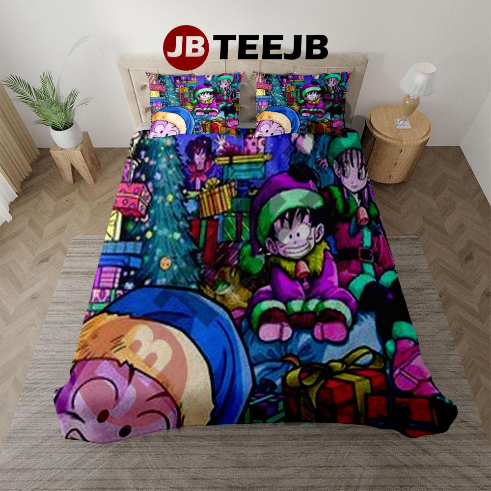 Funny Dragon Ball Manga Christmas 08 Bedding Set