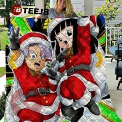 Funny Dragon Ball Manga Christmas 10 Quilt