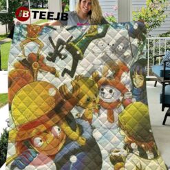 Funny One Piece Manga Christmas 18 Quilt