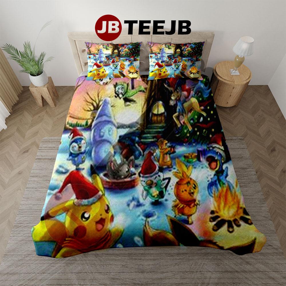 Funny Pokémon Christmas 01 Bedding Set