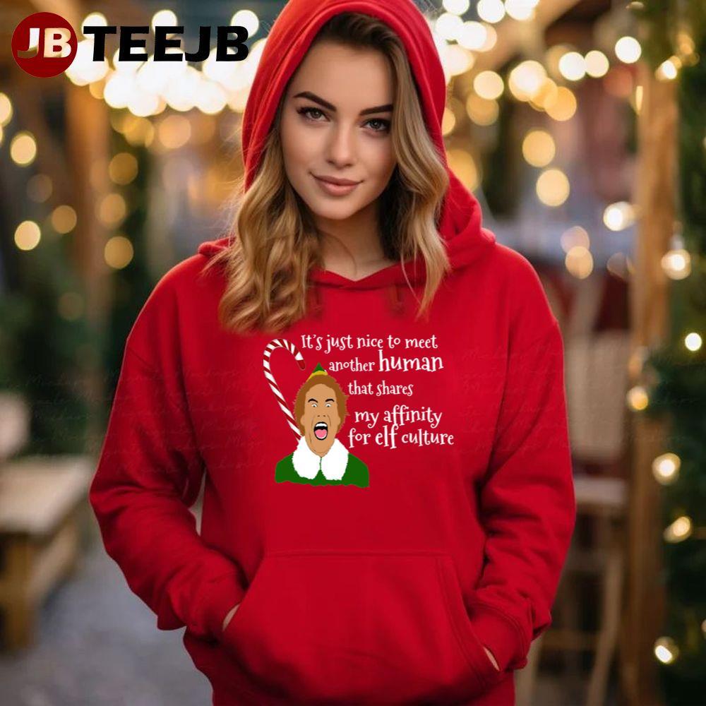 Funny Quotes Elf Christmas TeeJB Unisex Hoodie