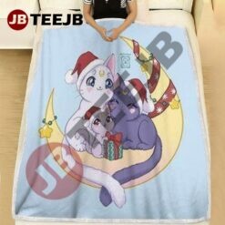 Funny Sailor Moon Christmas 10 Blanket