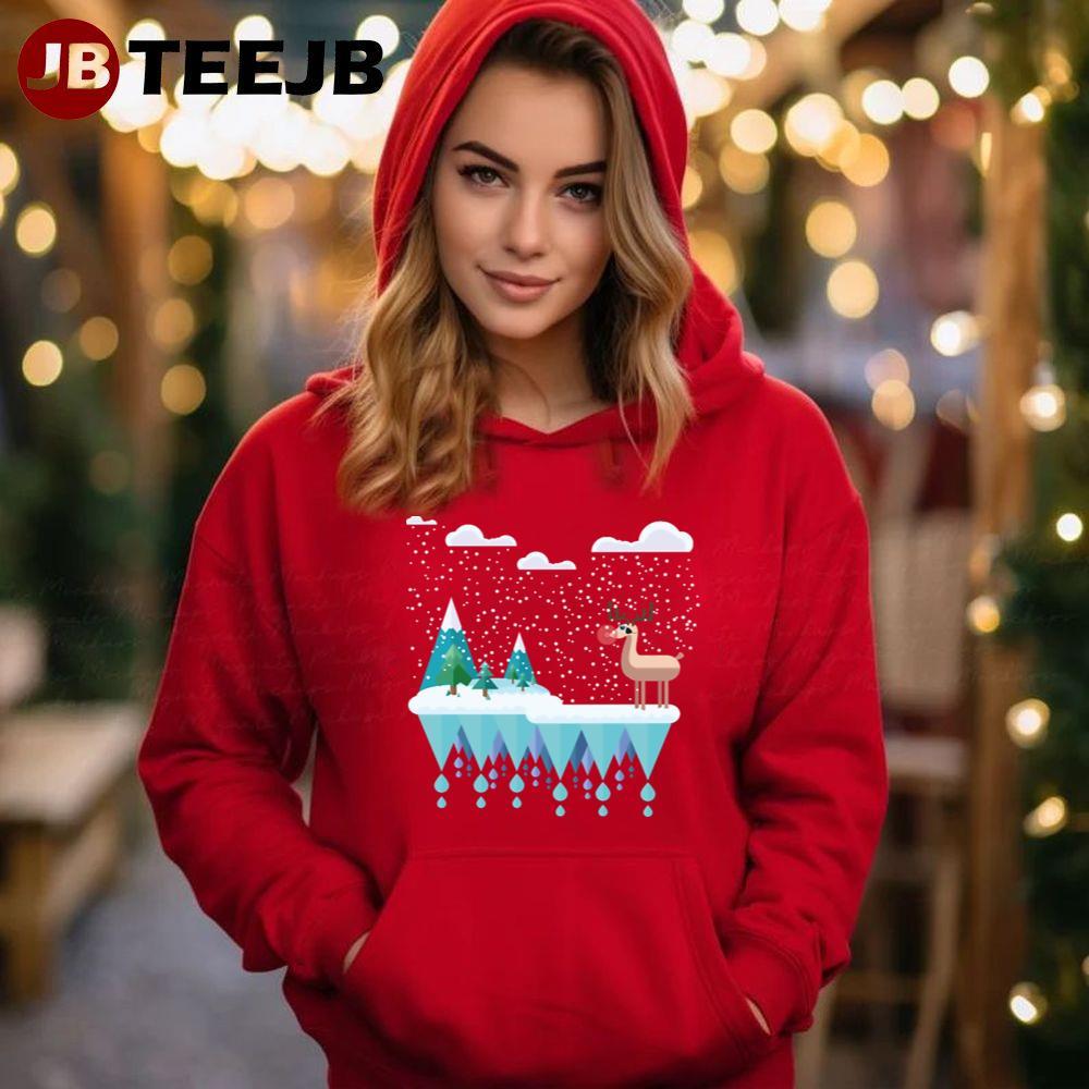 Gigi The Deer Rudolph The Red Nosed Reindeer Christmas TeeJB Unisex Hoodie