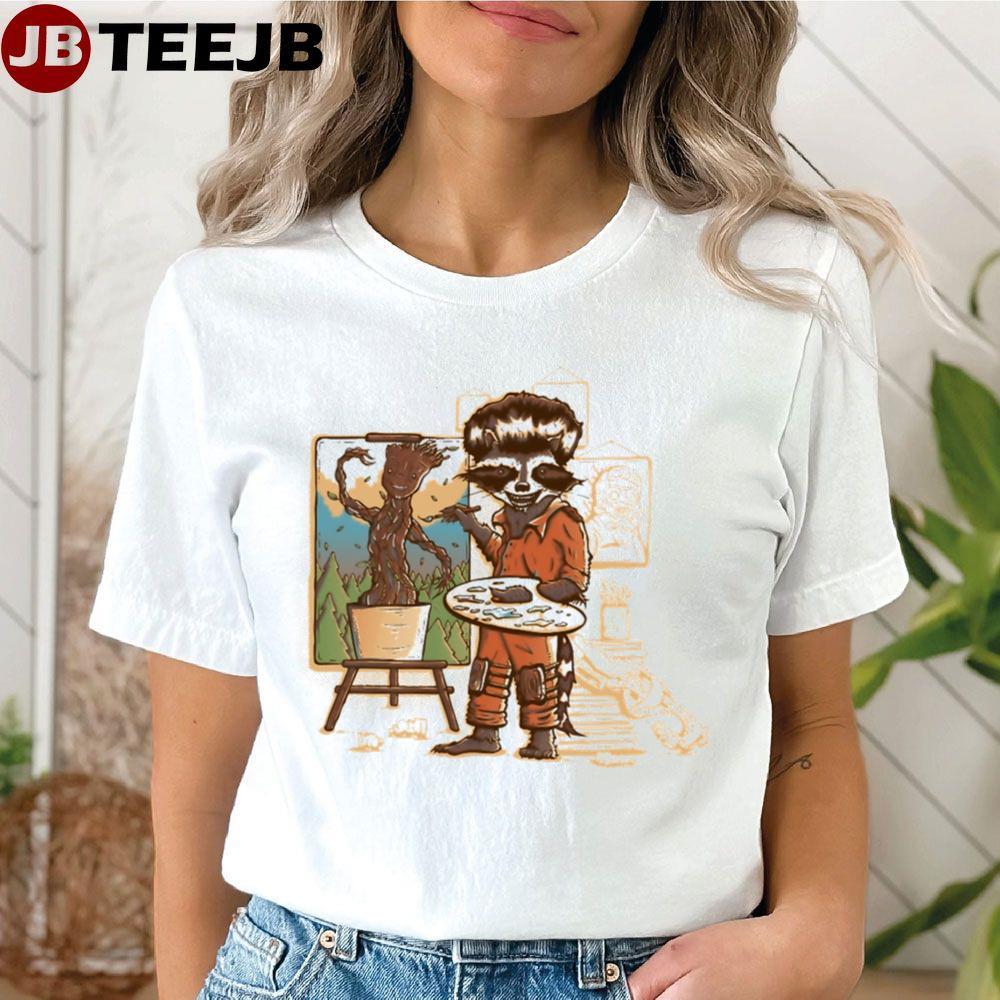 Happy Little Groots The Guardians Of The Galaxy Holiday Special TeeJB Unisex T-Shirt