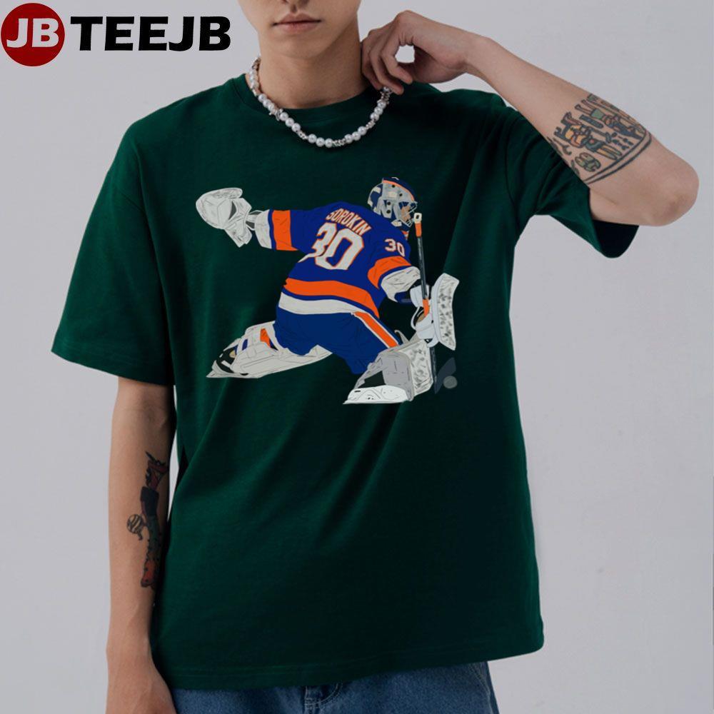 Ilya Sorokin New York Islanders Hockey TeeJB Unisex T-Shirt