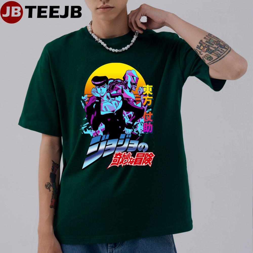 Josuke Higashikata Jojo’s Bizarre Adventure Manga TeeJB Unisex T-Shirt