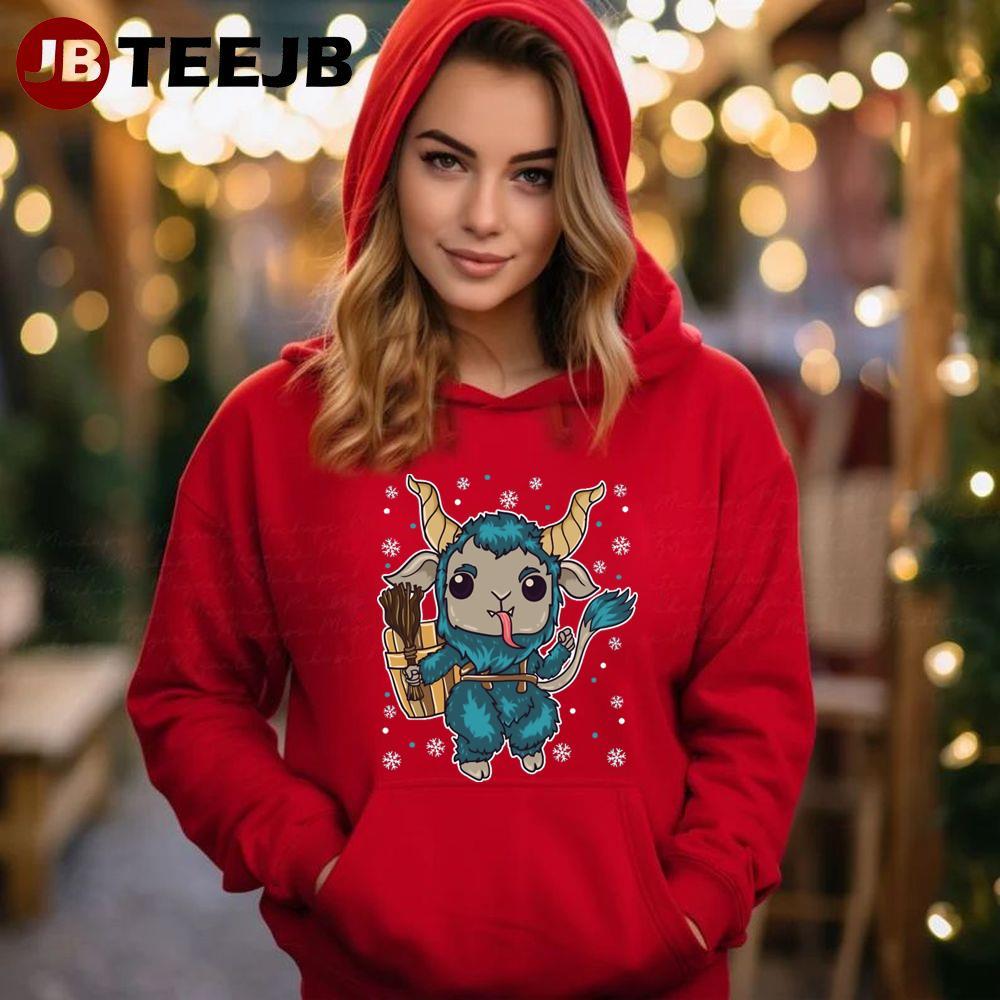 Kawaii Krampus Christmas Manga Horror TeeJB Unisex Hoodie