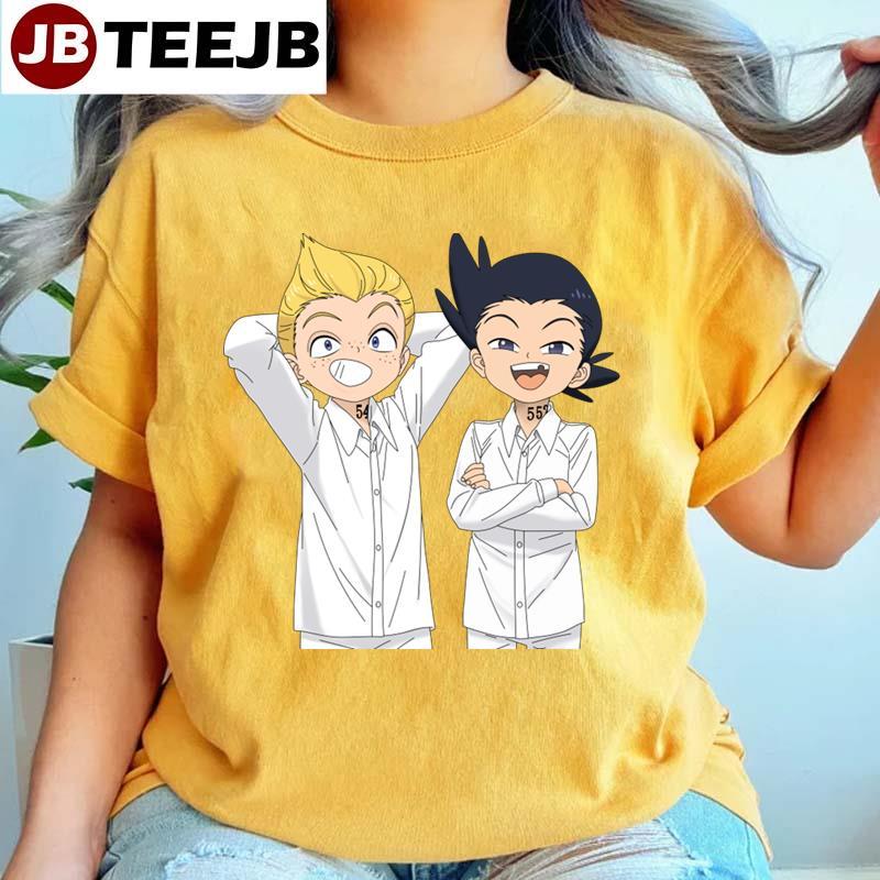 Lani And Thoma Yakusoku No Neverland Anime TeeJB Unisex T-Shirt