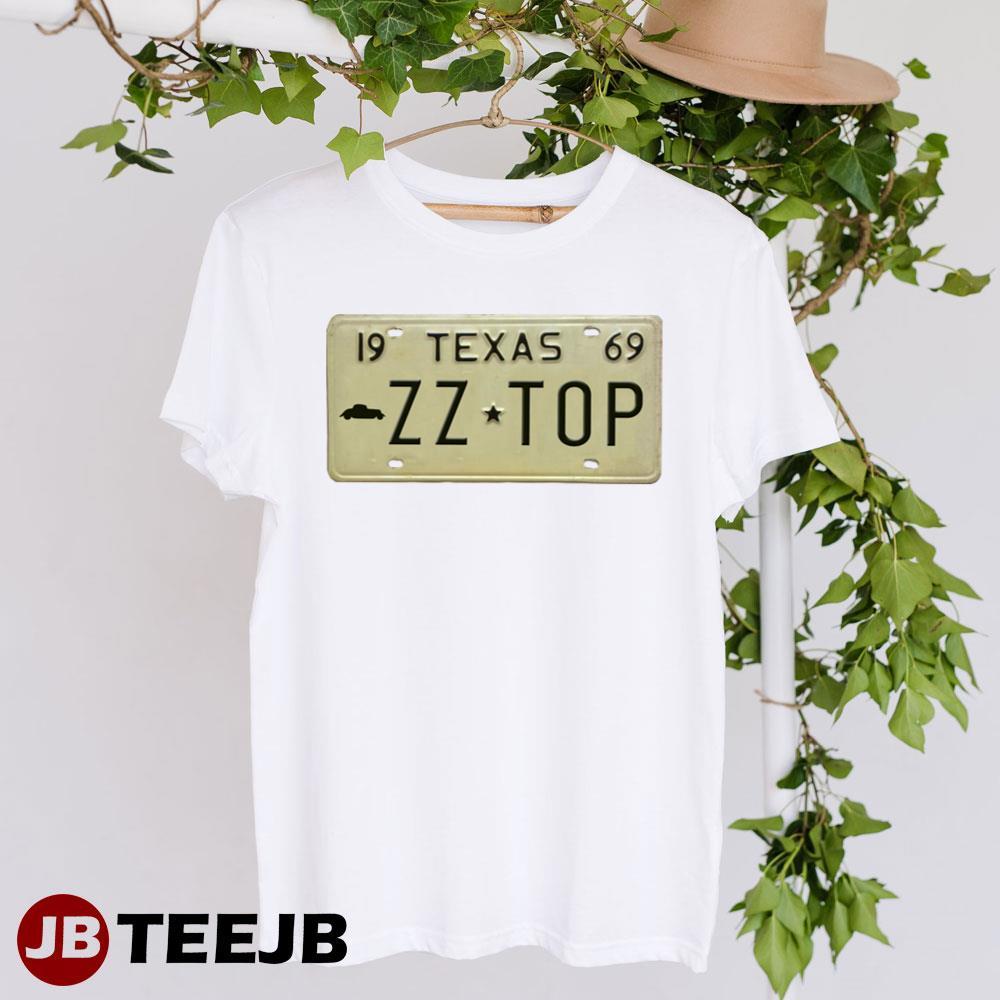 License Plate Zz Top TeeJB Unisex T-Shirt