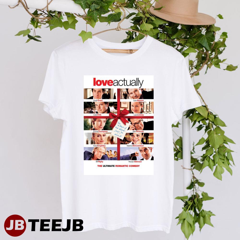 Love Actually Hugh Grant Liam Neeson Movie TeeJB Unisex T-Shirt