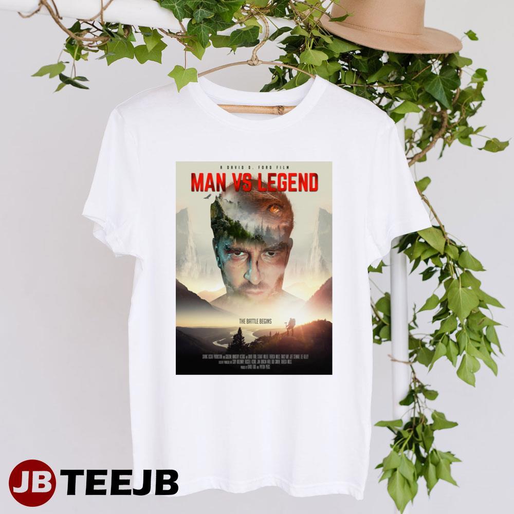 Man Vs Bigfoot David D Ford Jack Rollins Movie TeeJB Unisex T-Shirt