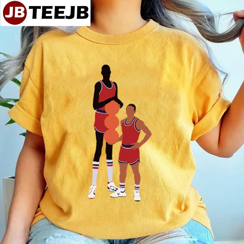 Manute Bol And Muggsy Bogues Basketball TeeJB Unisex T-Shirt