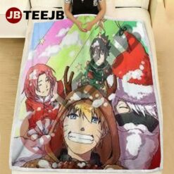 Naruto Manga Christmas 06 Blanket