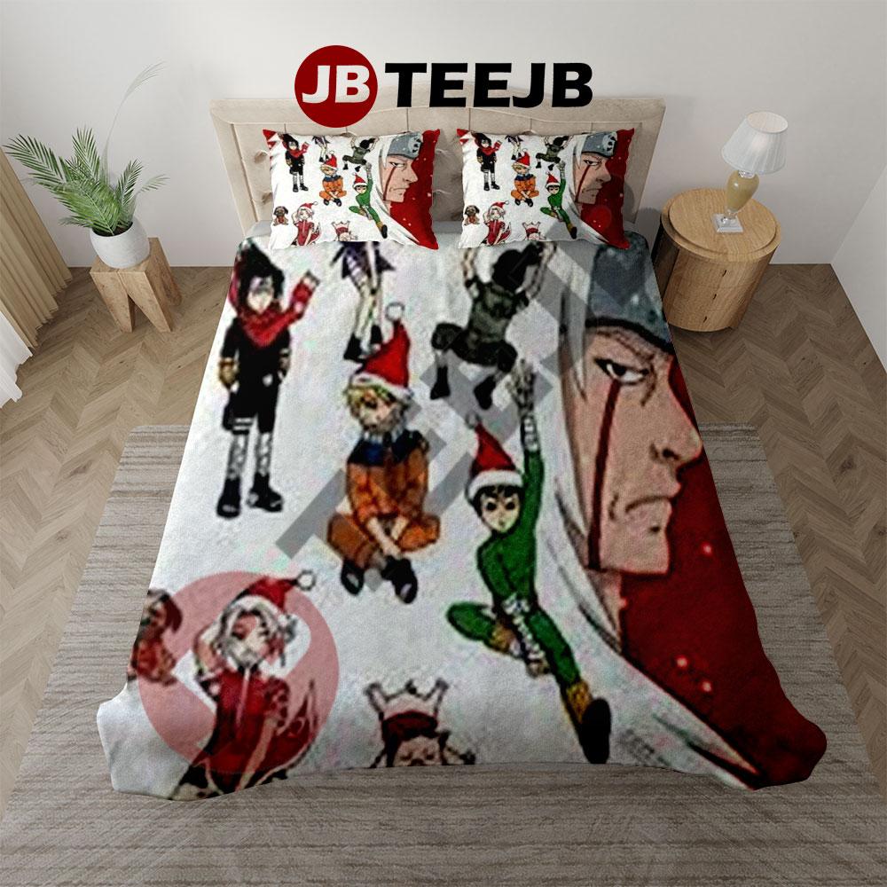 Naruto Manga Christmas 18 Bedding Set